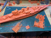 3d Printed 1/350 Hms Renown Battlecruiser(full Hull/waterline)